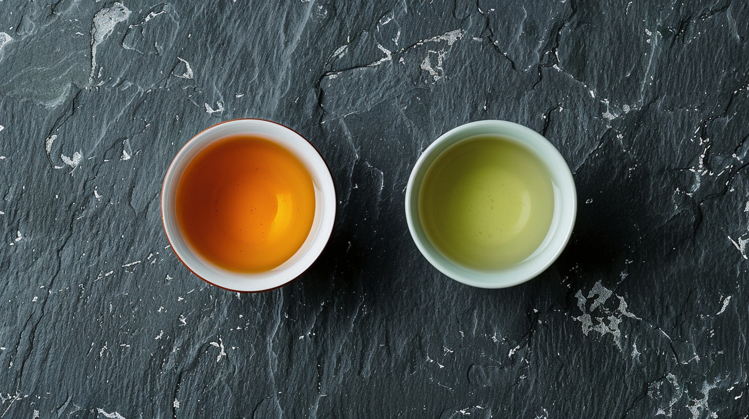 Oolong vs green tea